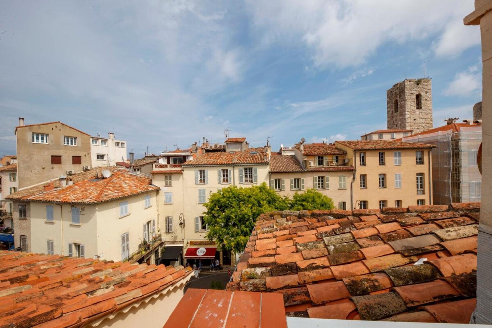 06M - Old Antibes Beautiful Duplex Terrace With Sea View Apartamento Exterior foto