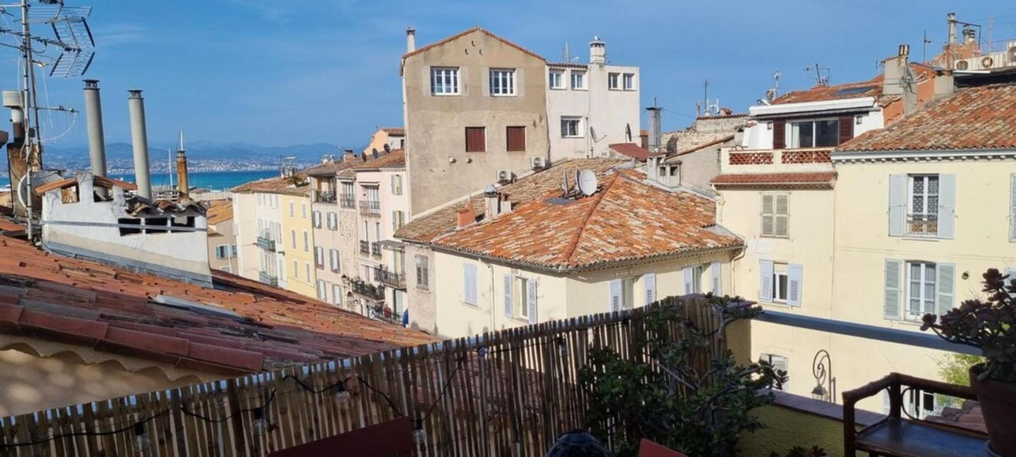 06M - Old Antibes Beautiful Duplex Terrace With Sea View Apartamento Exterior foto