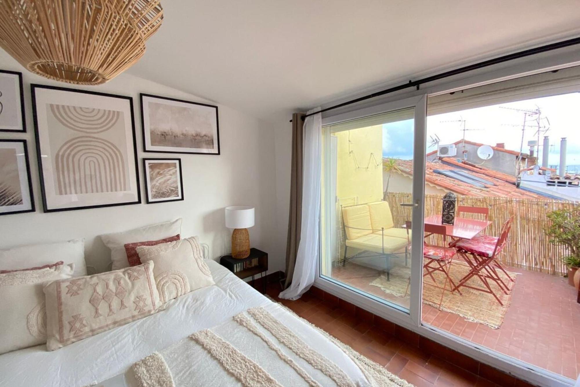 06M - Old Antibes Beautiful Duplex Terrace With Sea View Apartamento Exterior foto