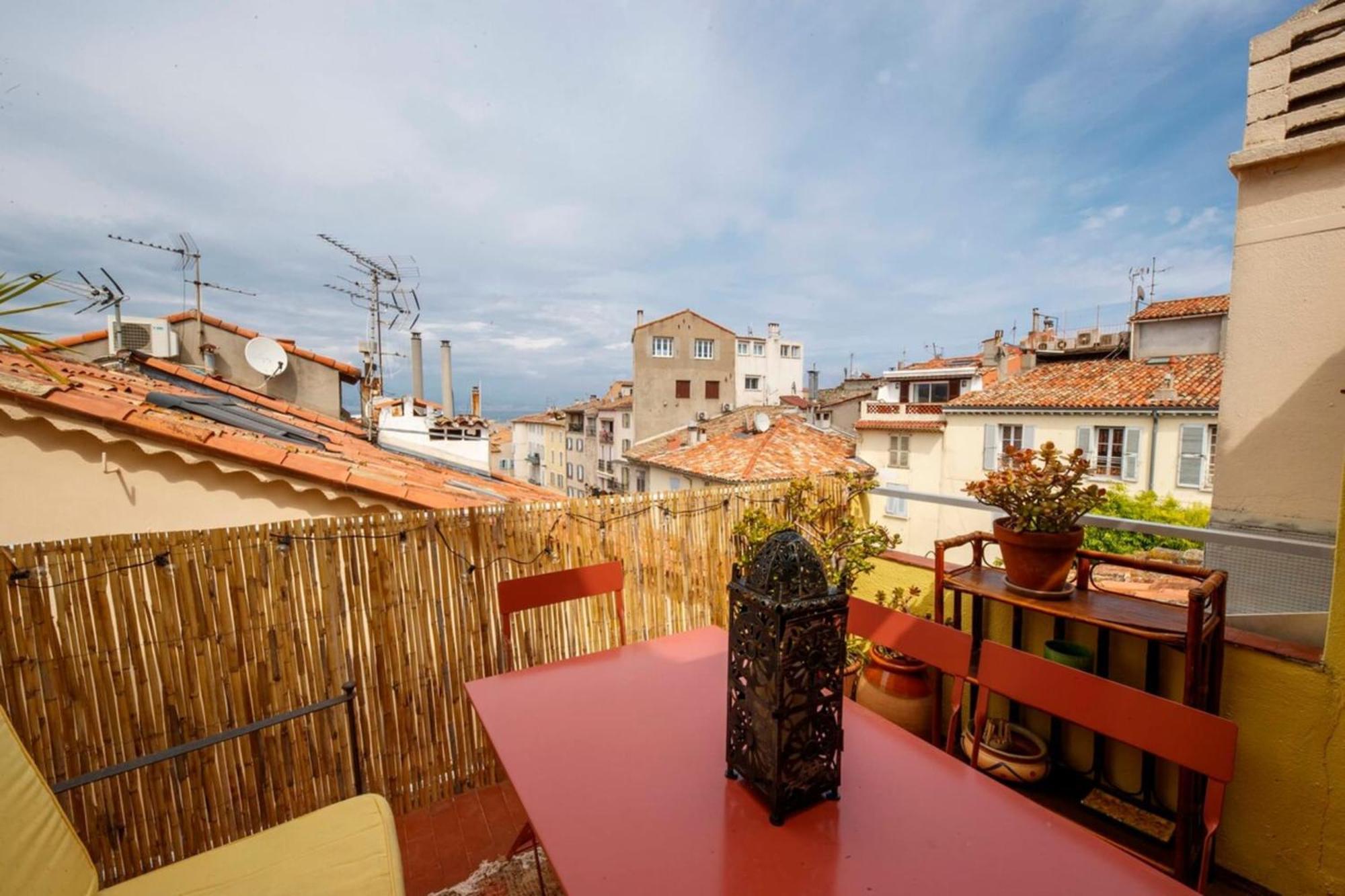 06M - Old Antibes Beautiful Duplex Terrace With Sea View Apartamento Exterior foto